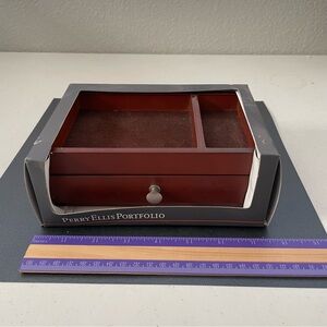 Perry Ellis Portfolio Dresser Valet with Drawer